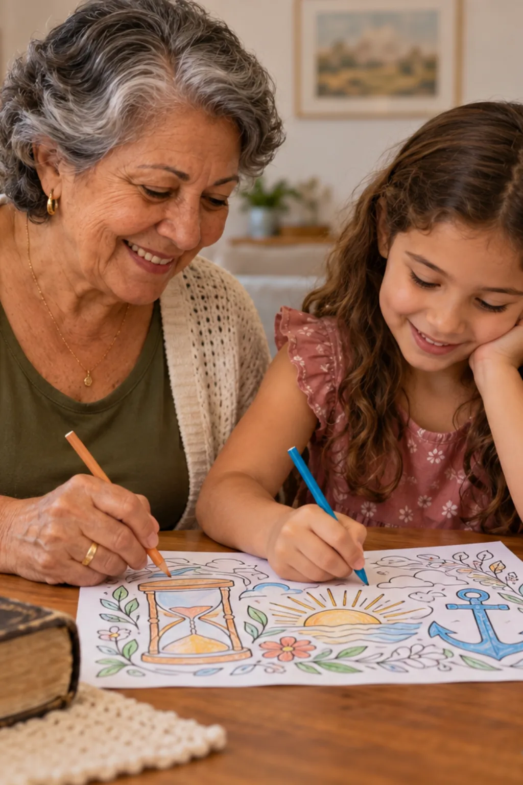 desenhos de Hebreus 13:8 para colorir — exemplo criado na Desenhos pra Colorir