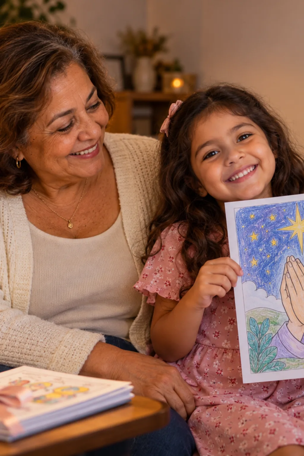 desenhos para colorir do pai nosso — exemplo criado na Desenhos pra Colorir