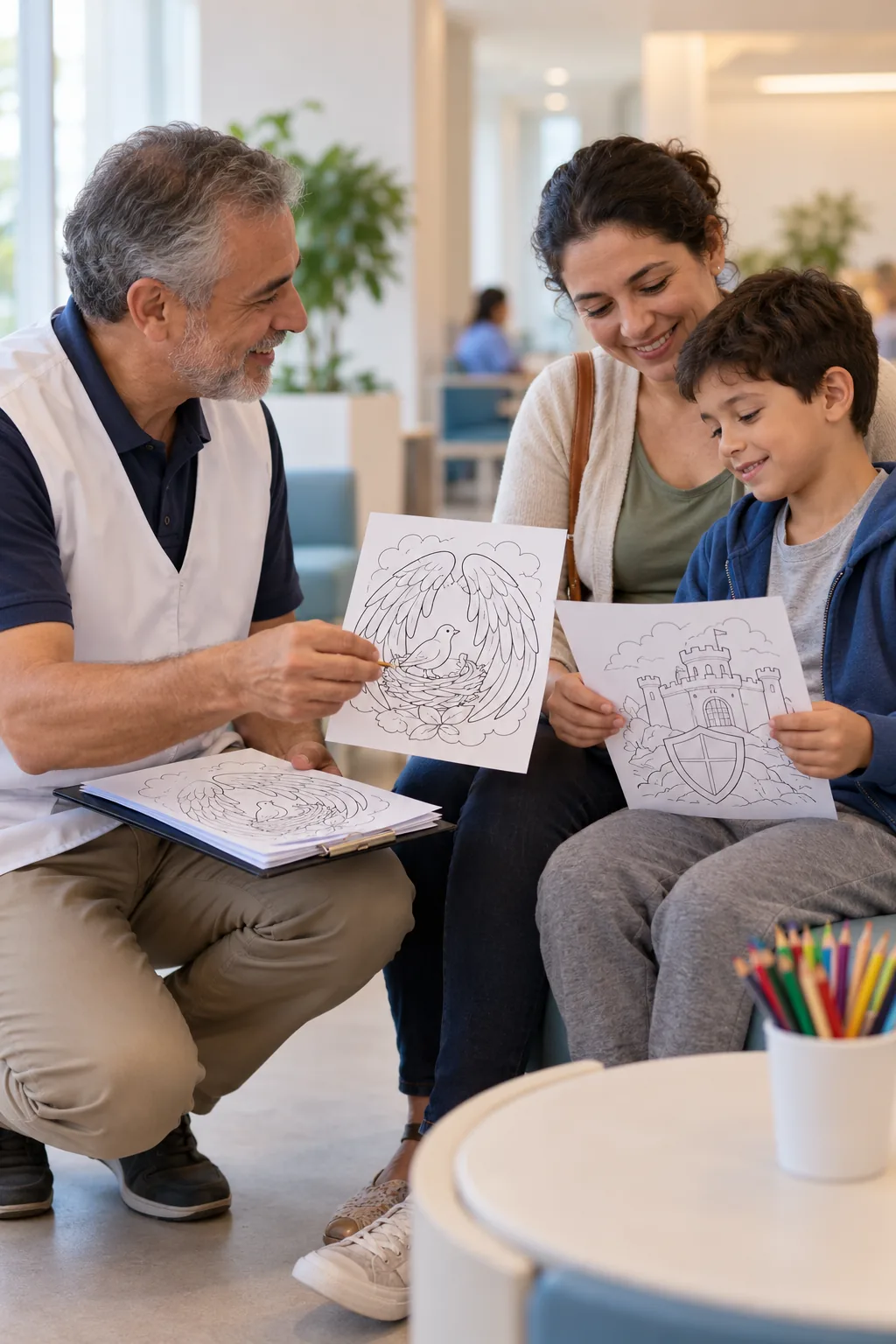 desenhos do Salmo 91 para colorir — exemplo criado na Desenhos pra Colorir