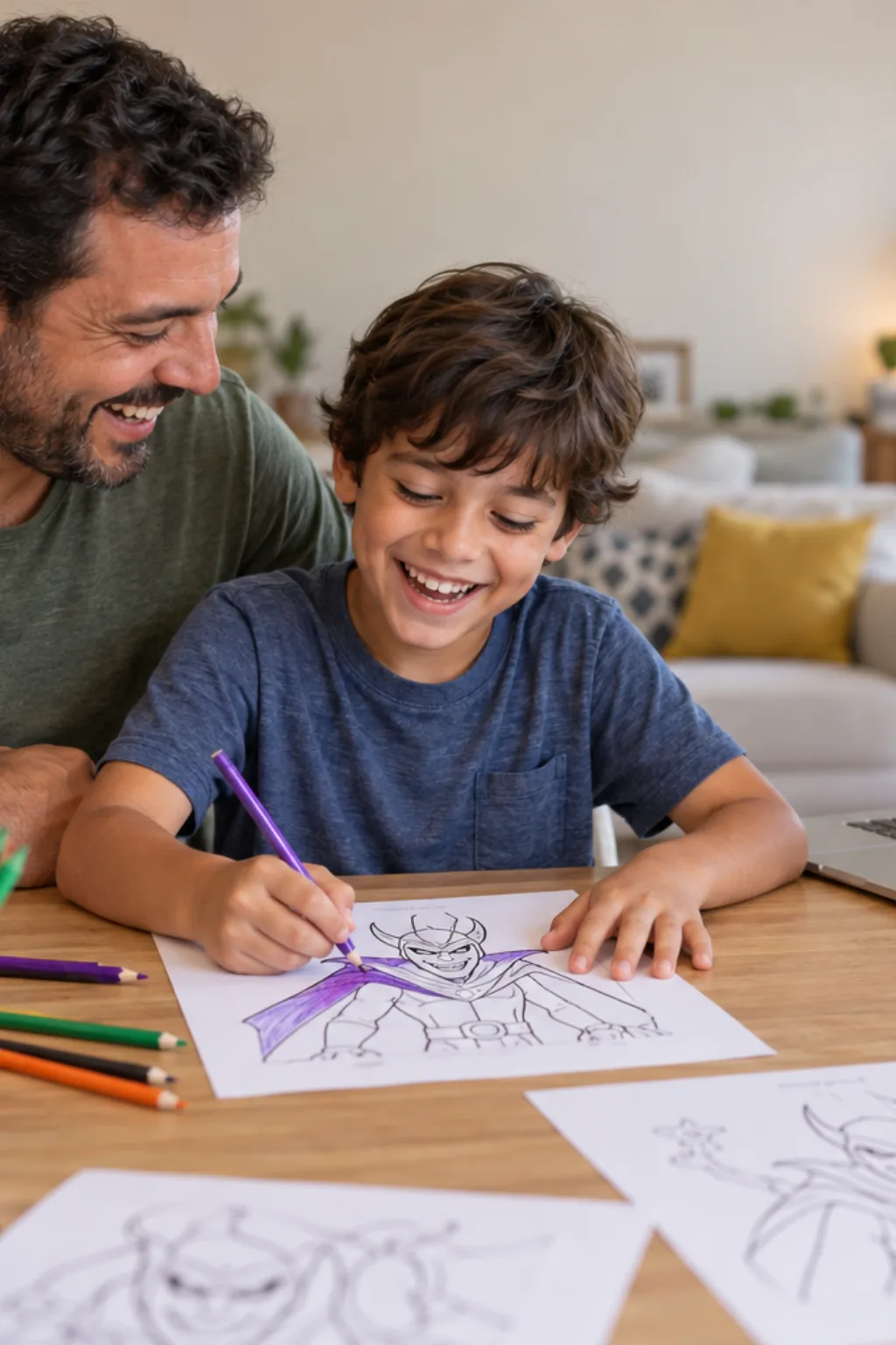 desenhos para colorir — exemplo criado na Desenhos pra Colorir