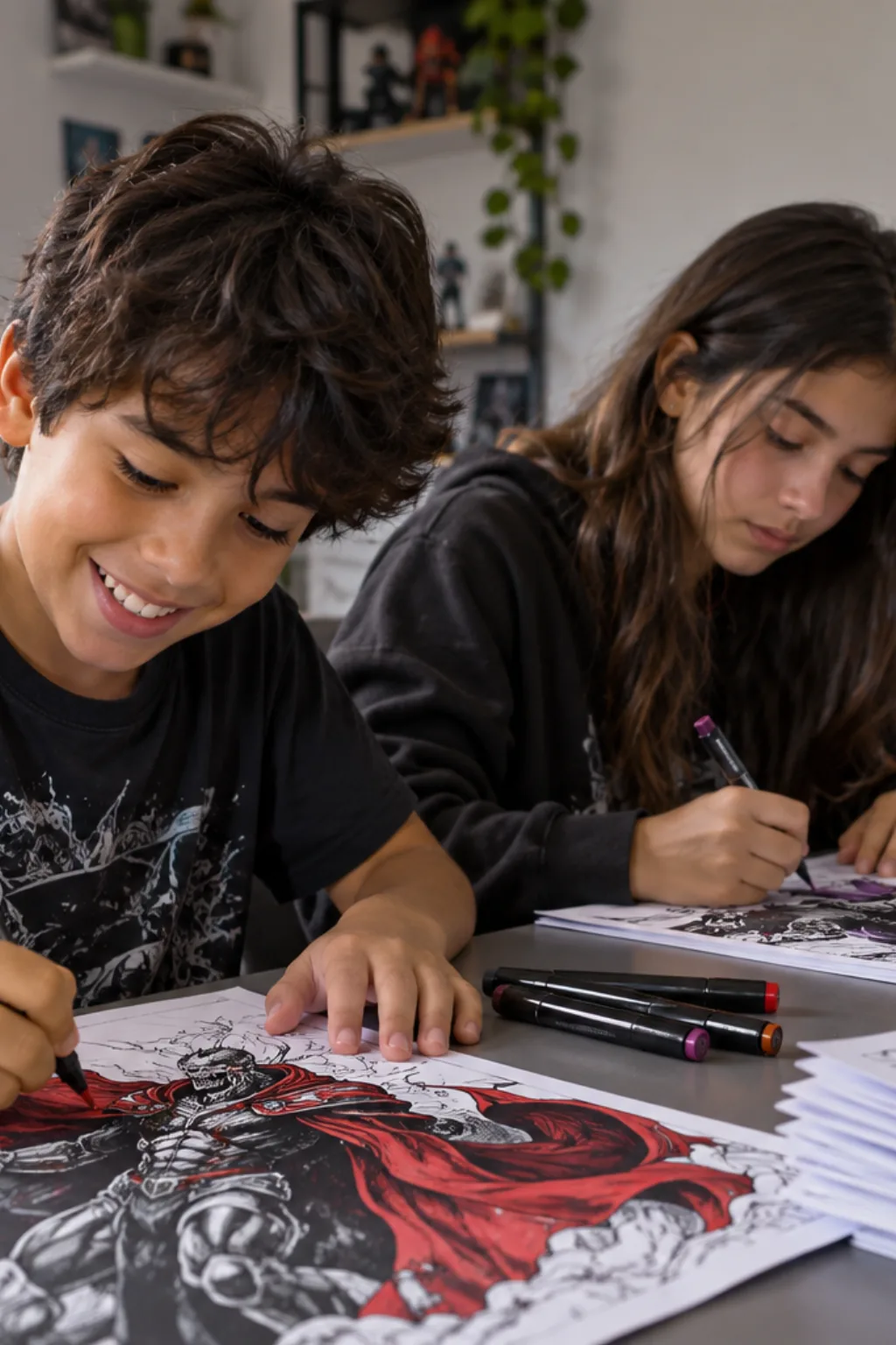 desenhos para colorir — exemplo criado na Desenhos pra Colorir