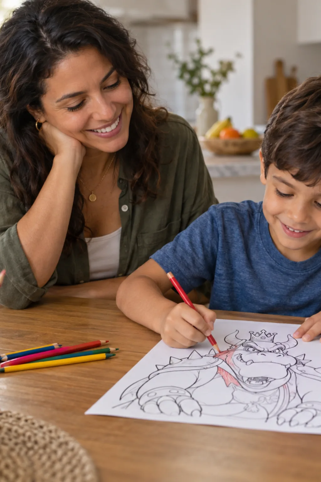 desenhos para colorir — exemplo criado na Desenhos pra Colorir