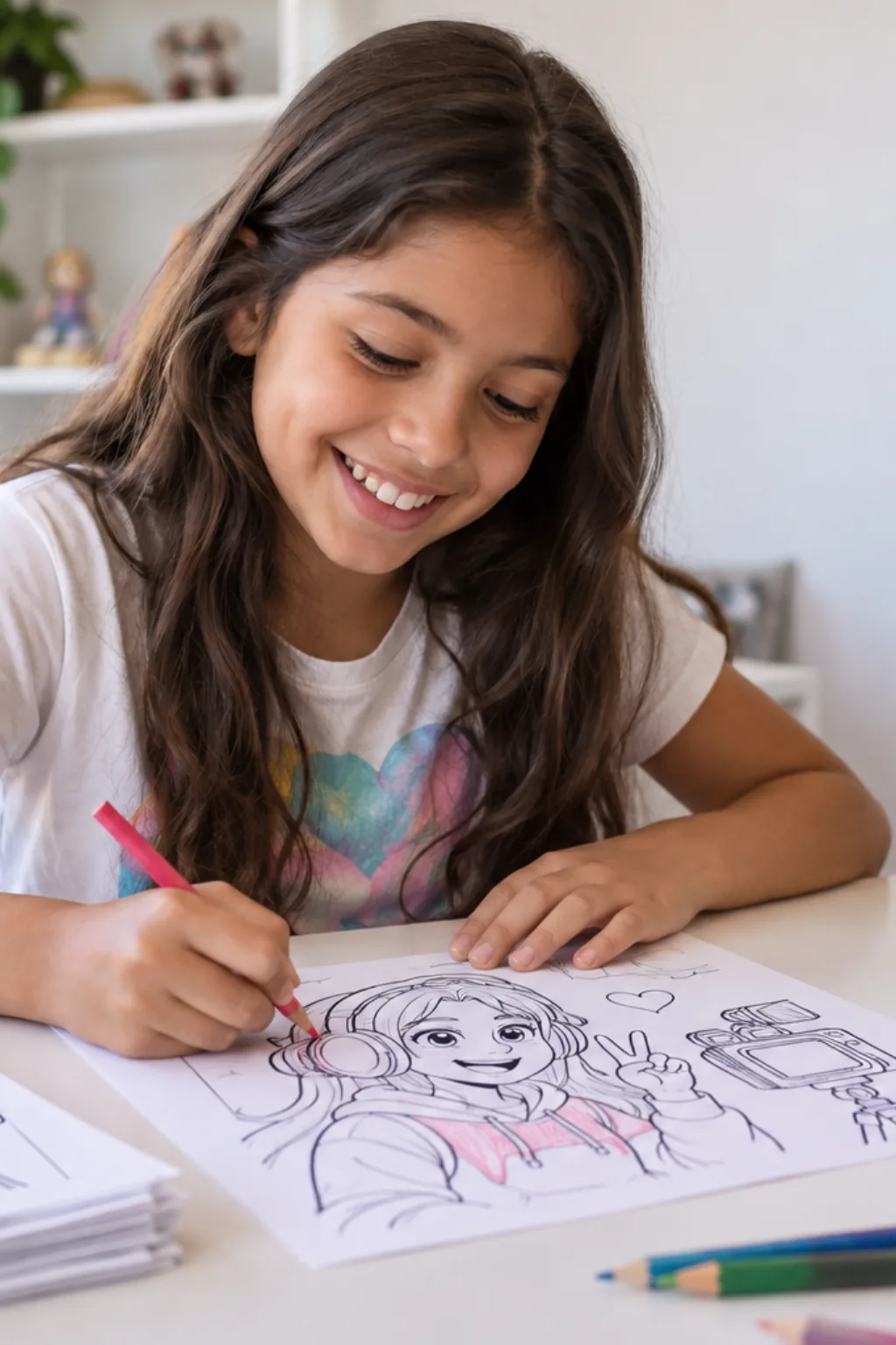 desenhos para colorir — exemplo criado na Desenhos pra Colorir