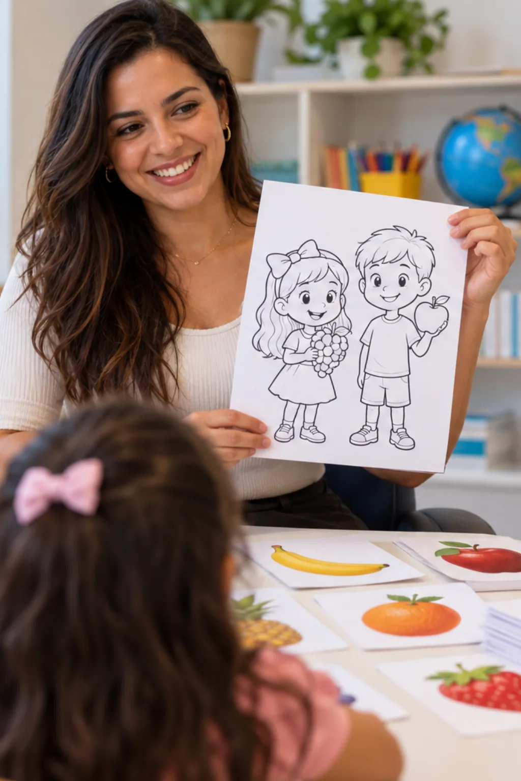 desenhos de Diana e Roma para colorir — exemplo criado na Desenhos pra Colorir