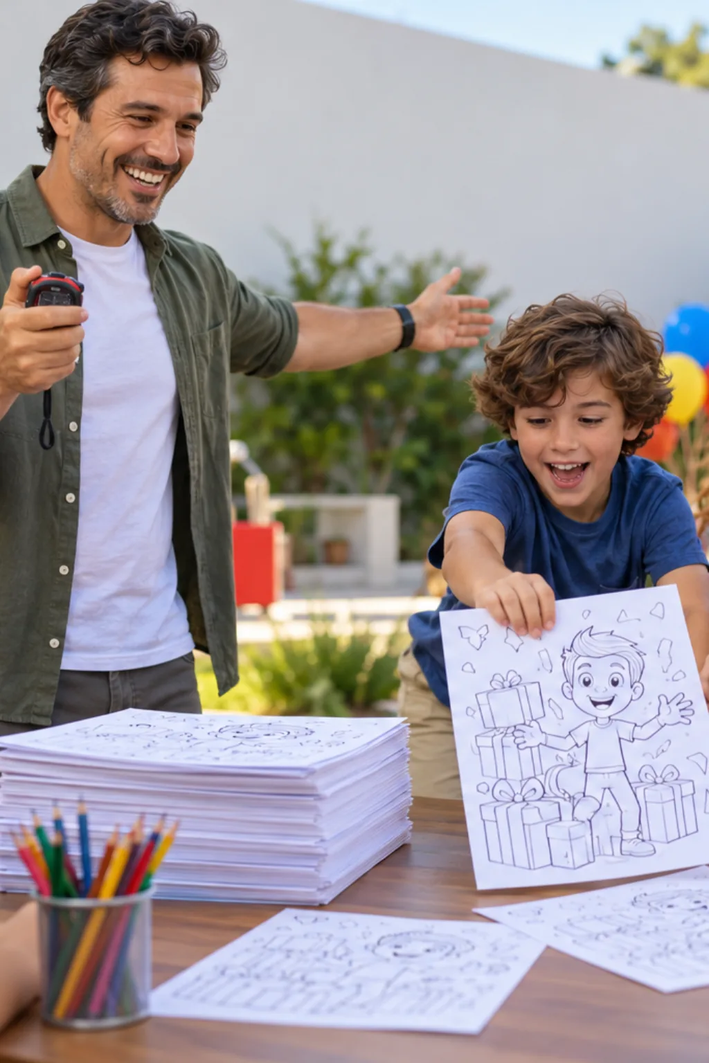 desenhos do MrBeast para colorir — exemplo criado na Desenhos pra Colorir