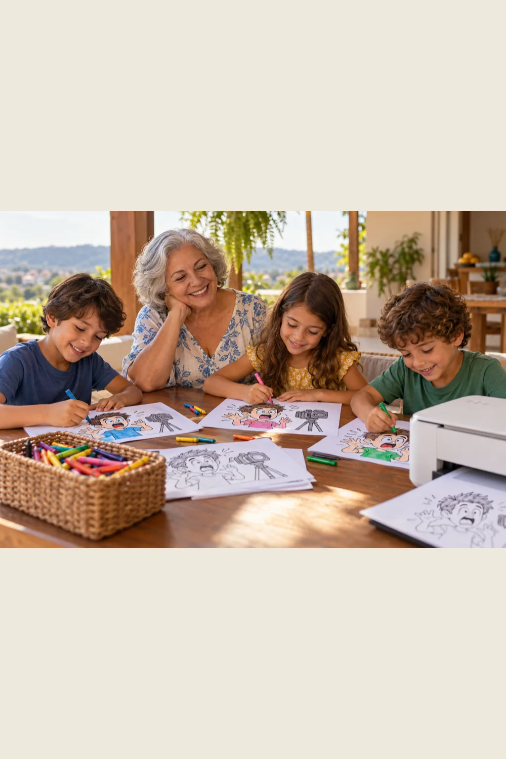 desenhos do Renato Garcia para colorir — exemplo criado na Desenhos pra Colorir