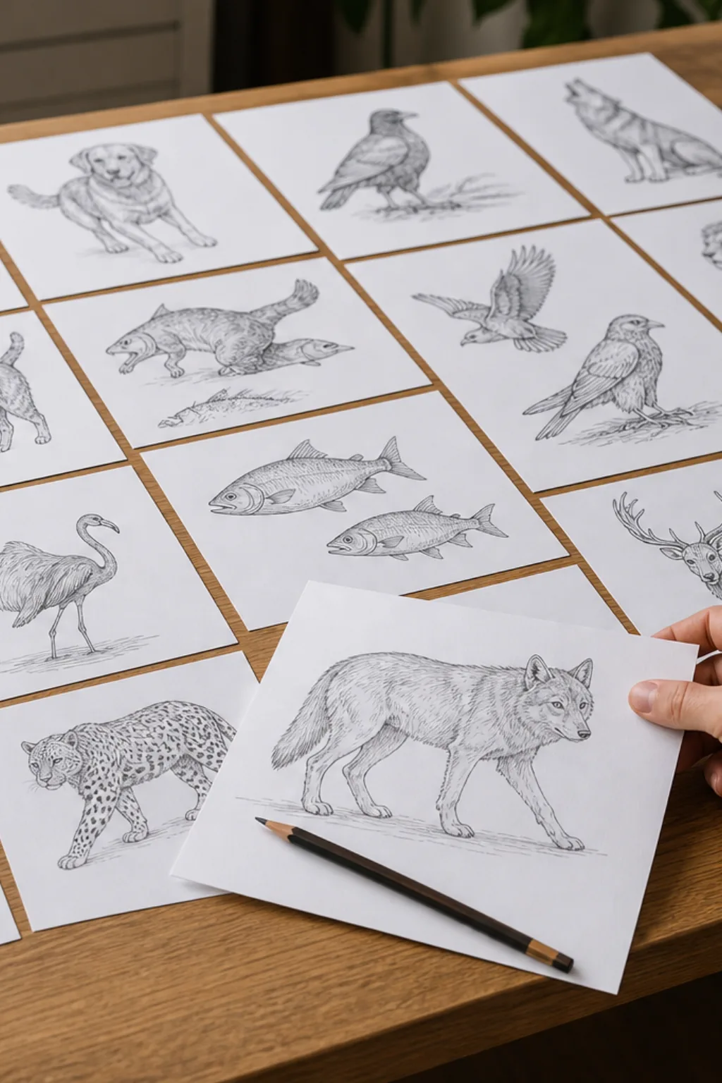 Desenhos de Animais para Desenhar - Depois
