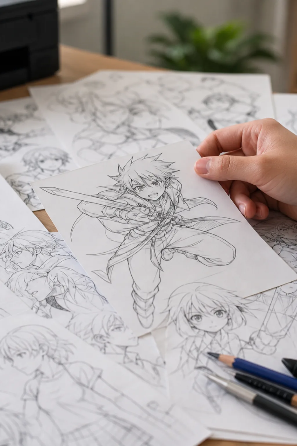 Desenhos de Anime e Mangá para Desenhar - Depois
