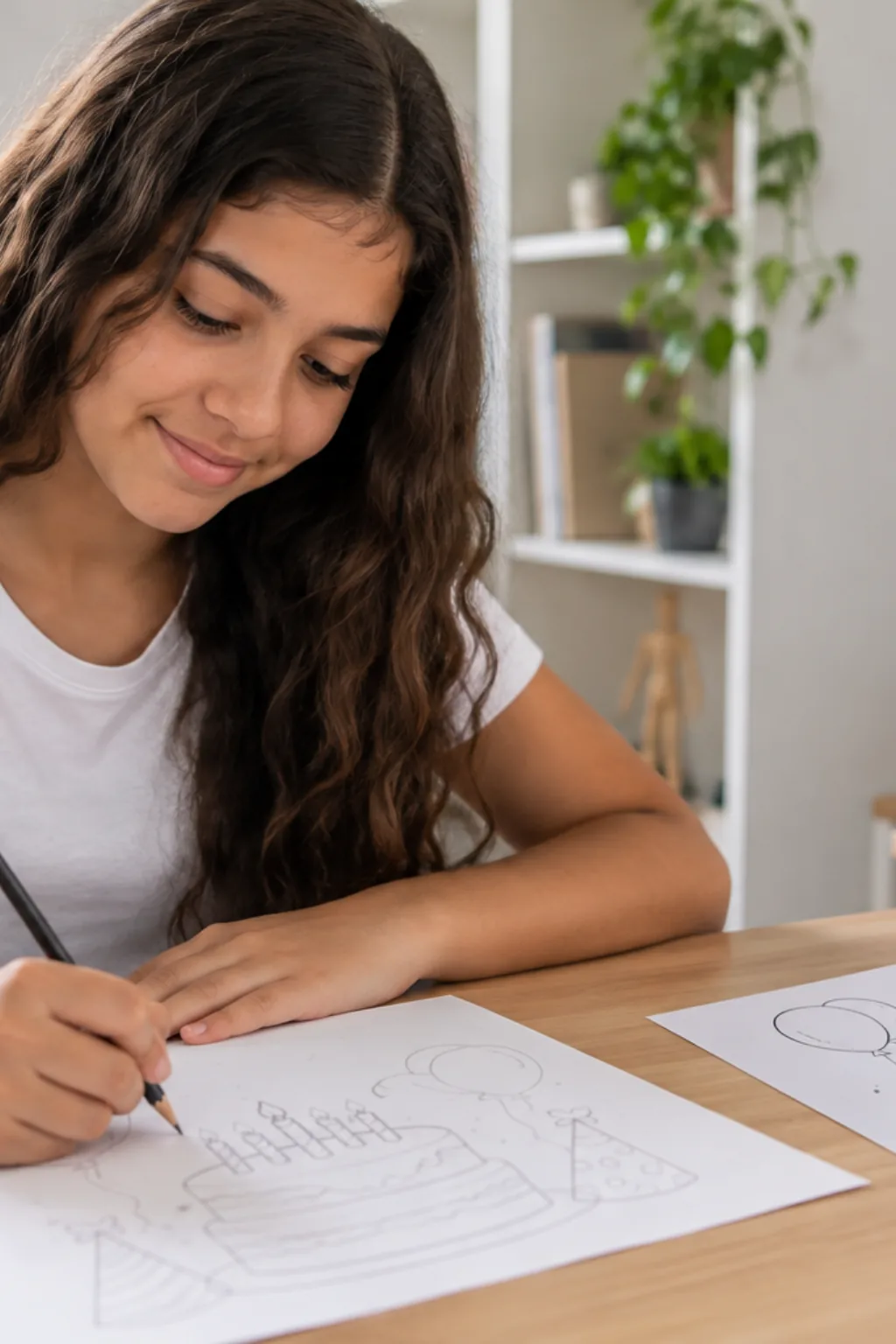desenhos para desenhar — exemplo criado na Desenhos pra Colorir