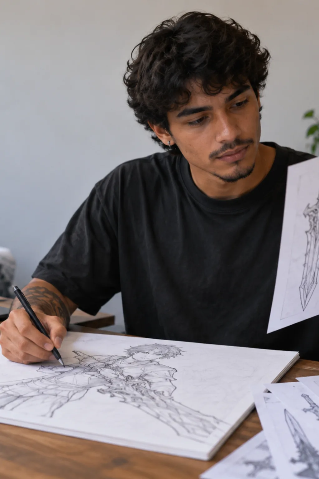 desenhos para desenhar — exemplo criado na Desenhos pra Colorir