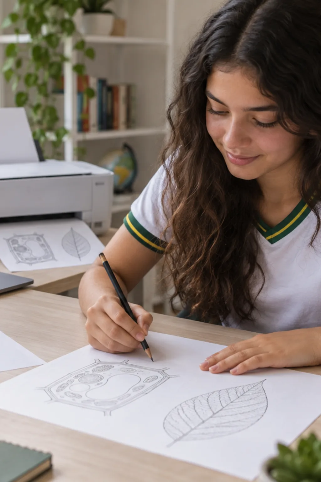 desenhos para desenhar — exemplo criado na Desenhos pra Colorir