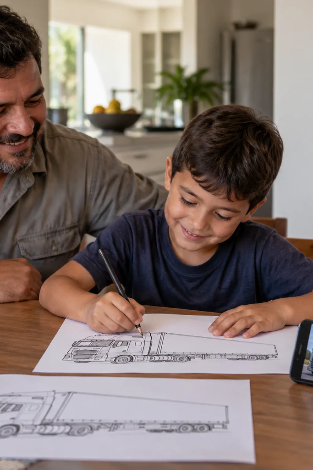 desenhos para desenhar — exemplo criado na Desenhos pra Colorir