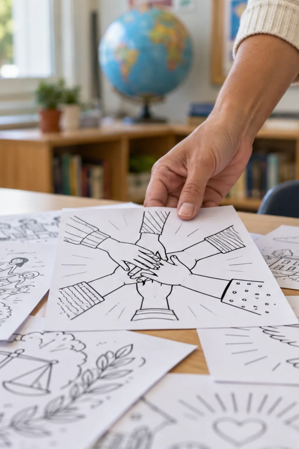 Desenhos de Cidadania para Desenhar - Depois