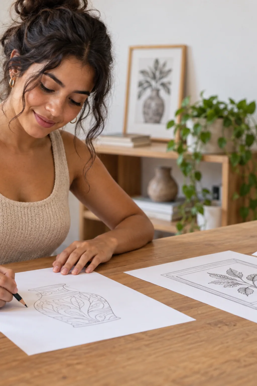 desenhos para desenhar — exemplo criado na Desenhos pra Colorir