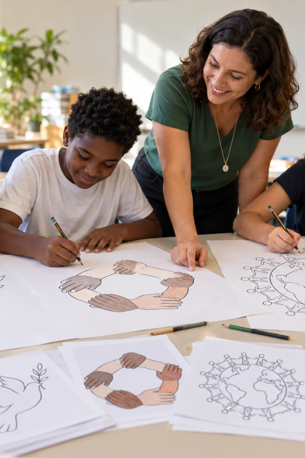 desenhos para desenhar — exemplo criado na Desenhos pra Colorir