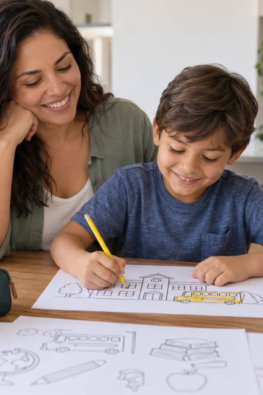 desenhos para desenhar — exemplo criado na Desenhos pra Colorir
