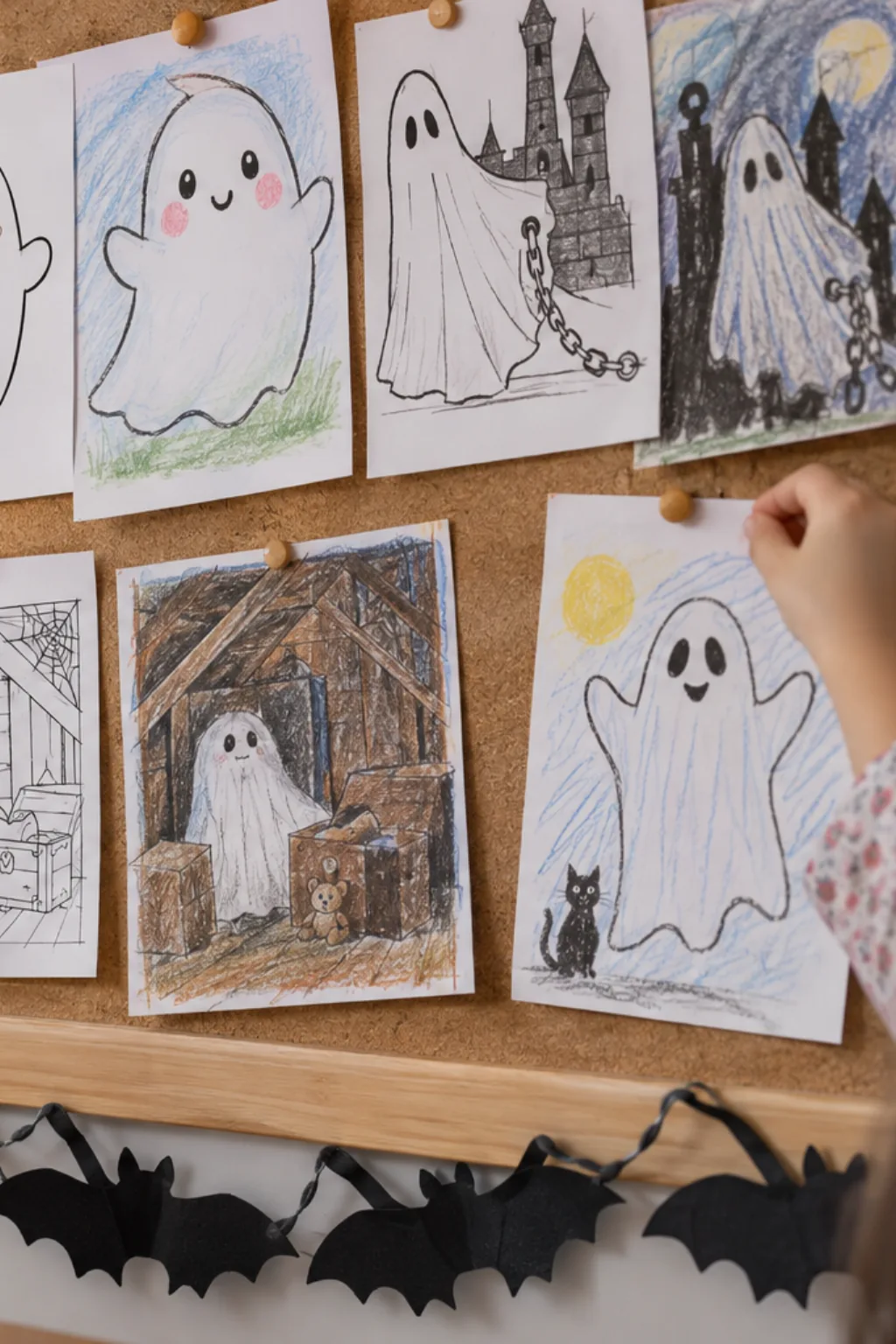 Desenhos de Fantasmas para Desenhar - Depois
