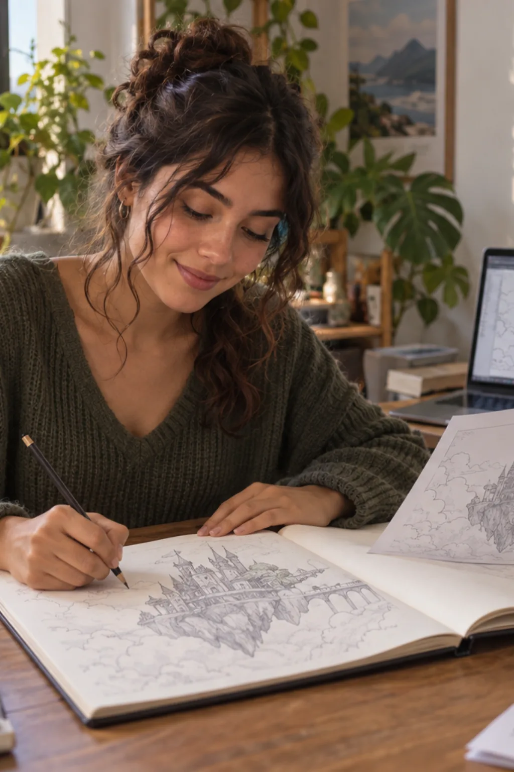 desenhos para desenhar — exemplo criado na Desenhos pra Colorir