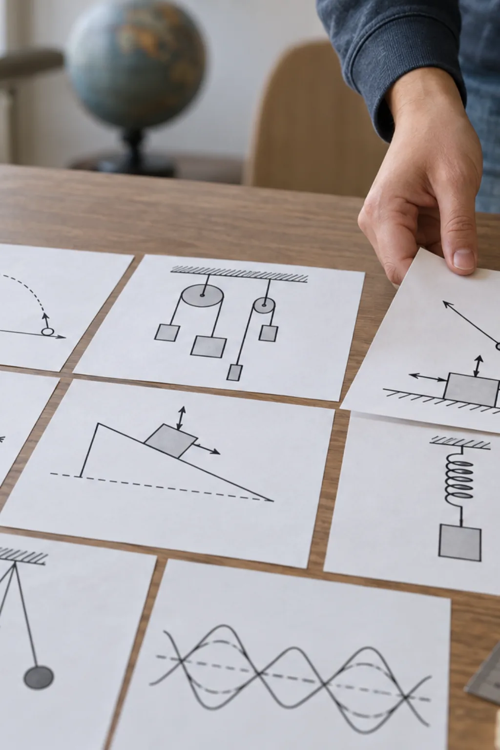 Desenhos de Física para Desenhar - Depois