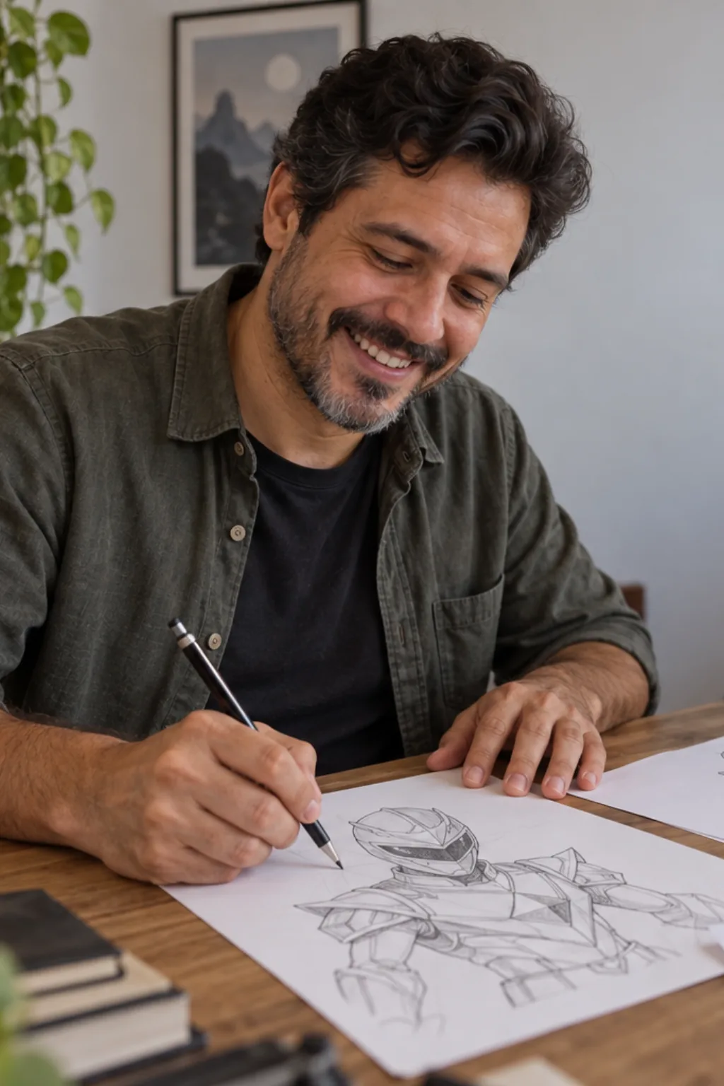 desenhos para desenhar — exemplo criado na Desenhos pra Colorir