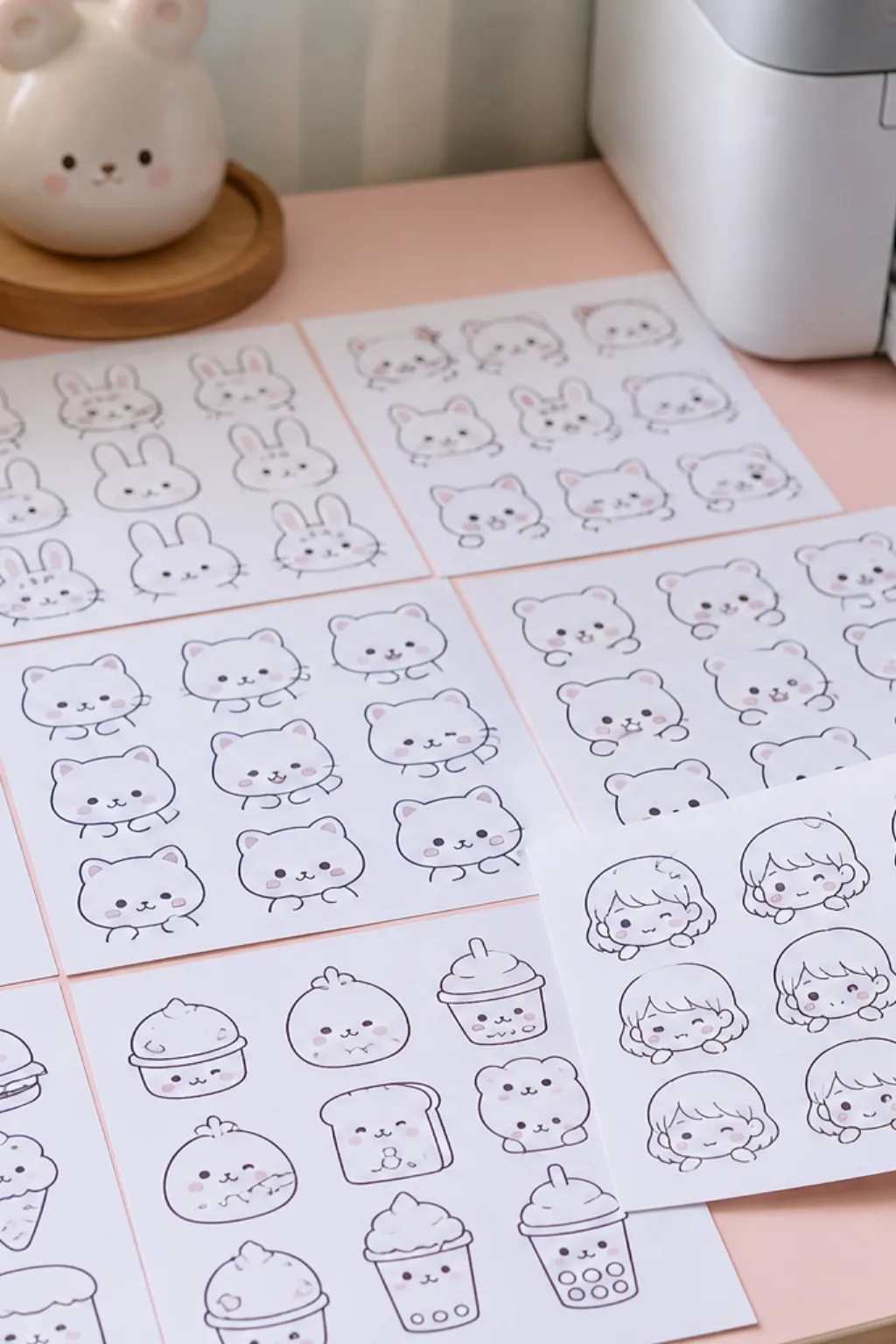 Desenhos Kawaii para Desenhar - Depois