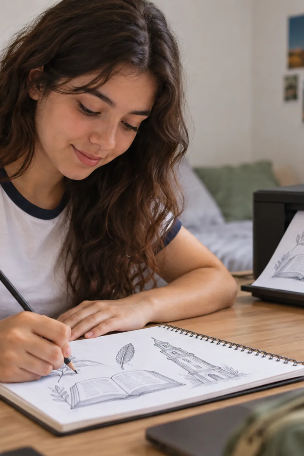desenhos para desenhar — exemplo criado na Desenhos pra Colorir