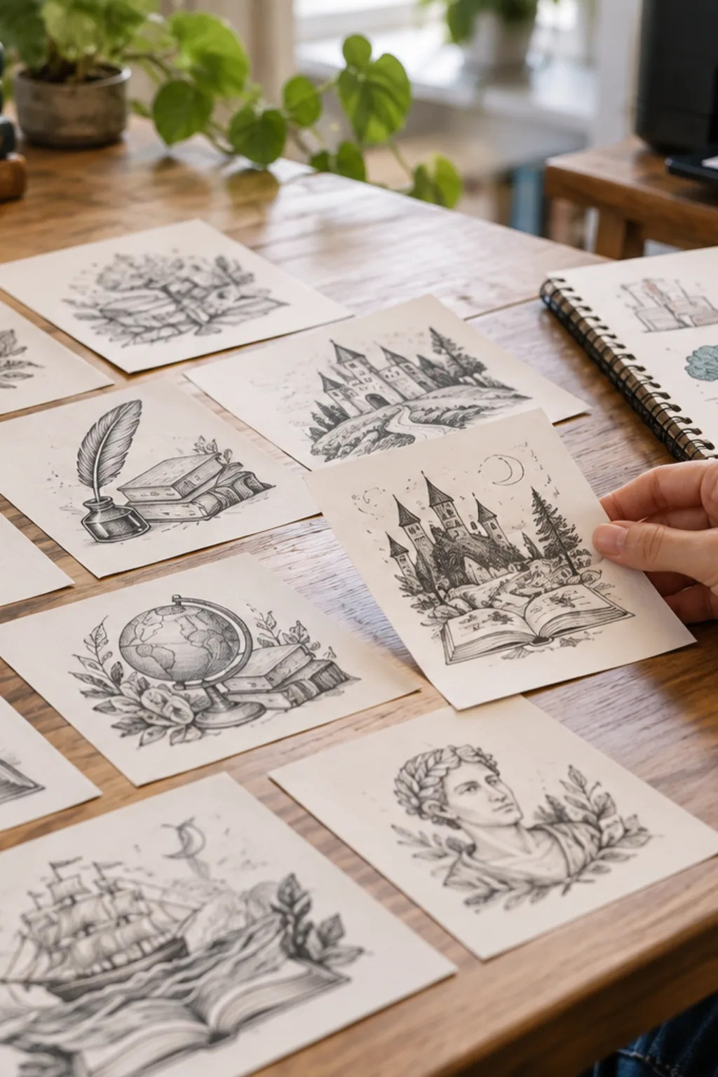 Desenhos de Literatura para Desenhar - Depois