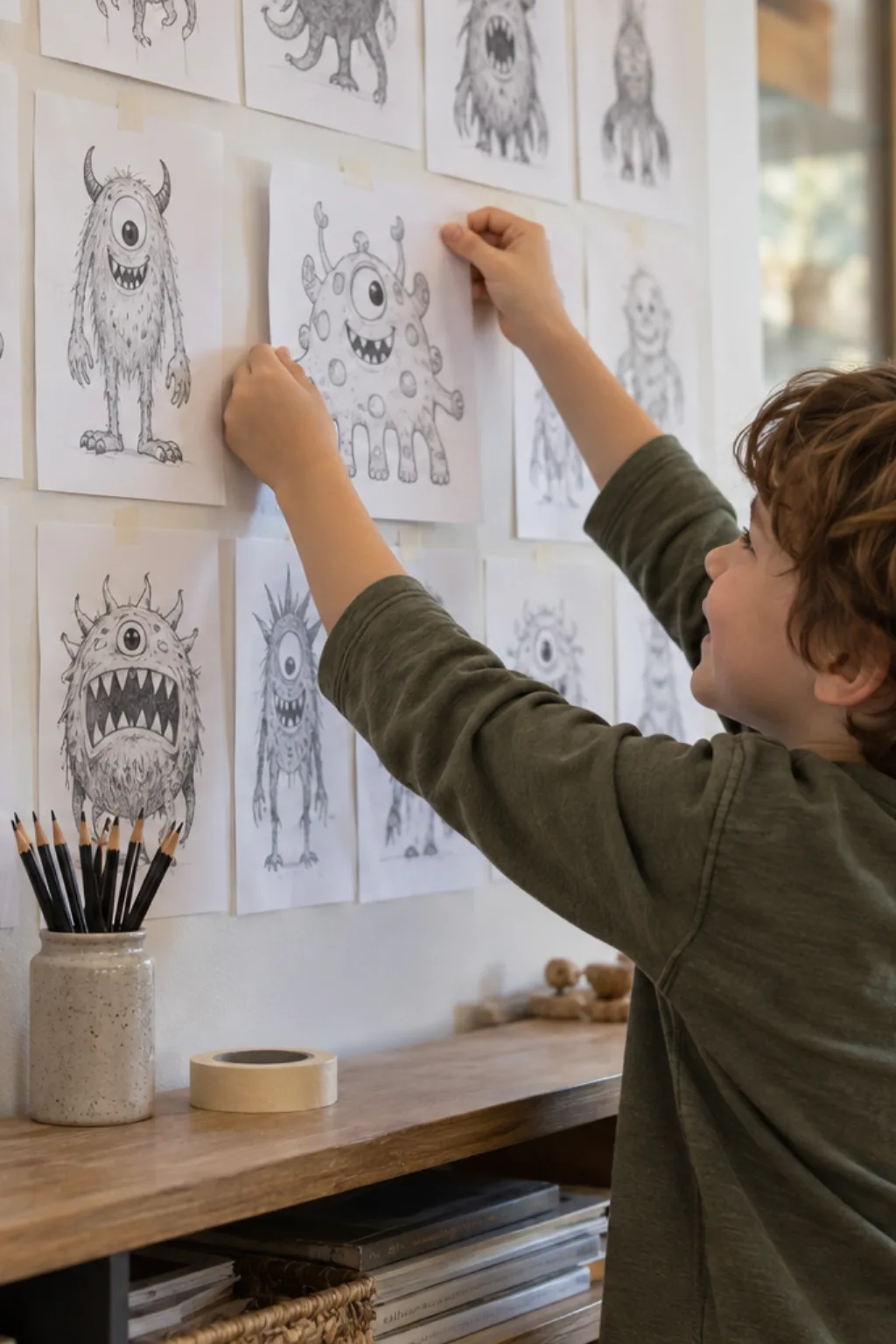Desenhos de Monstros para Desenhar - Depois