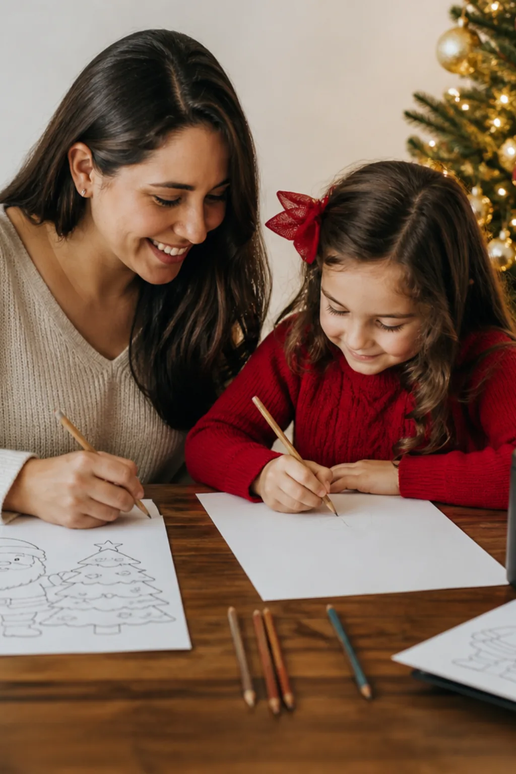 Desenhos de Natal para Desenhar - Antes