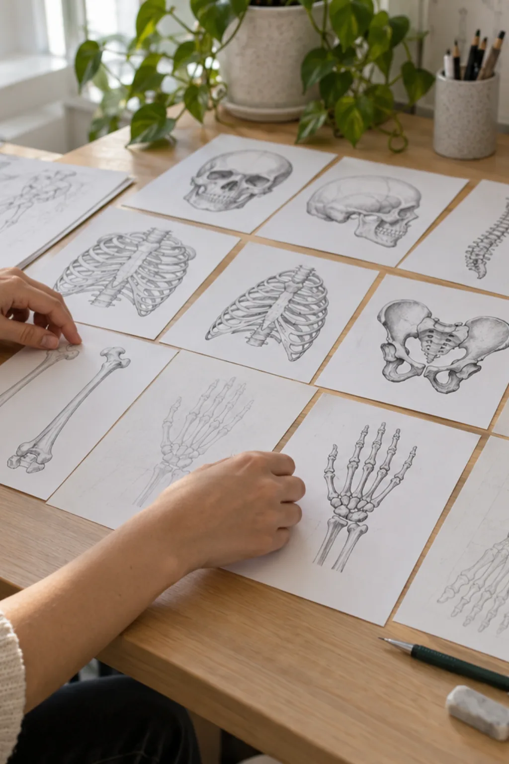 Desenhos de Ossos para Desenhar - Depois