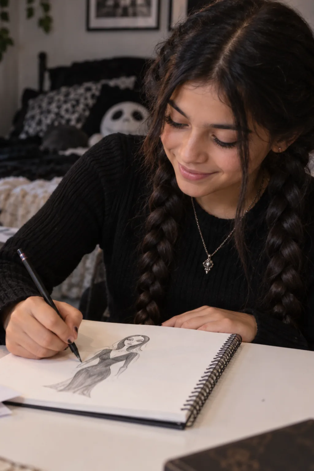 desenhos para desenhar — exemplo criado na Desenhos pra Colorir