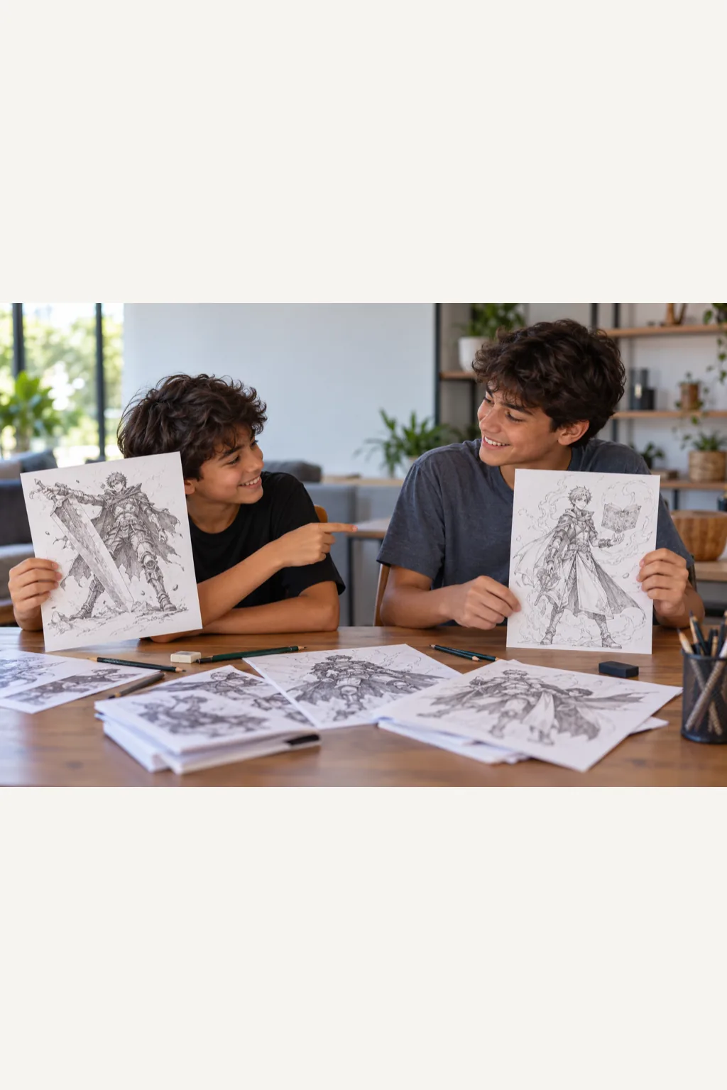 desenhos para desenhar — exemplo criado na Desenhos pra Colorir