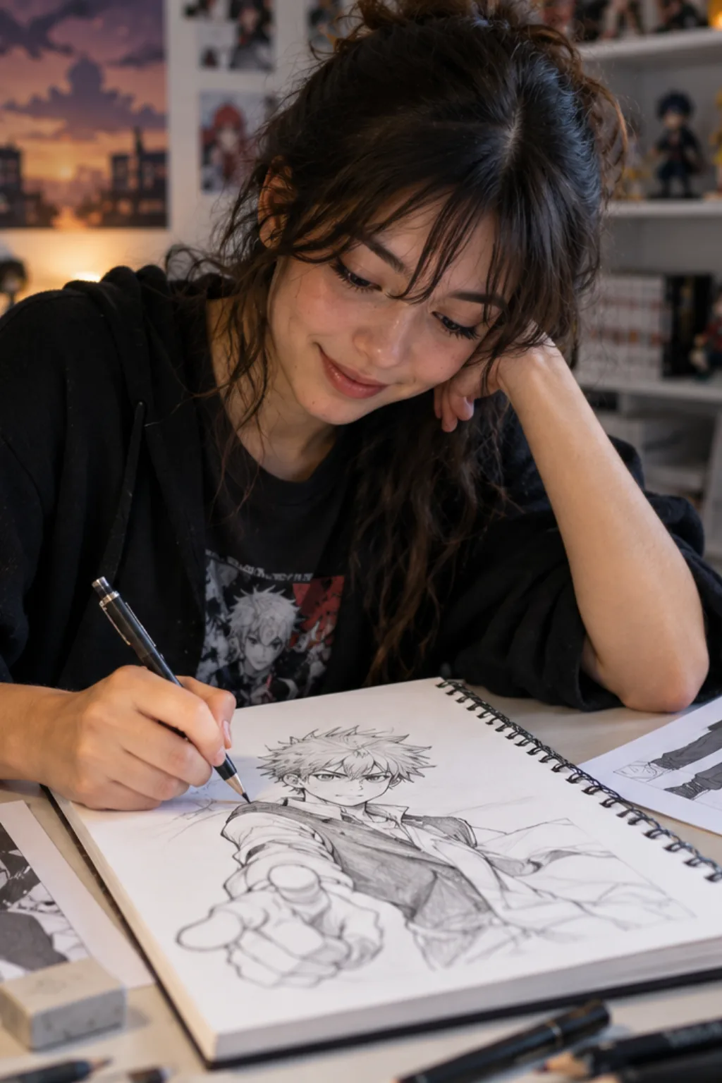 desenhos para desenhar — exemplo criado na Desenhos pra Colorir