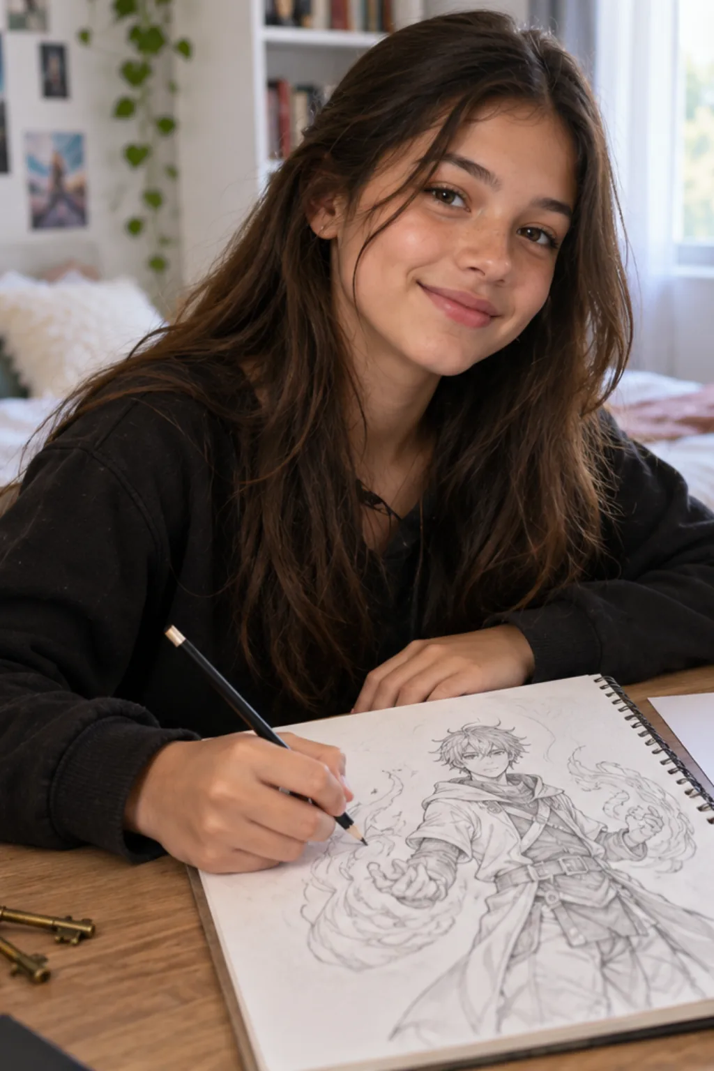 desenhos para desenhar — exemplo criado na Desenhos pra Colorir
