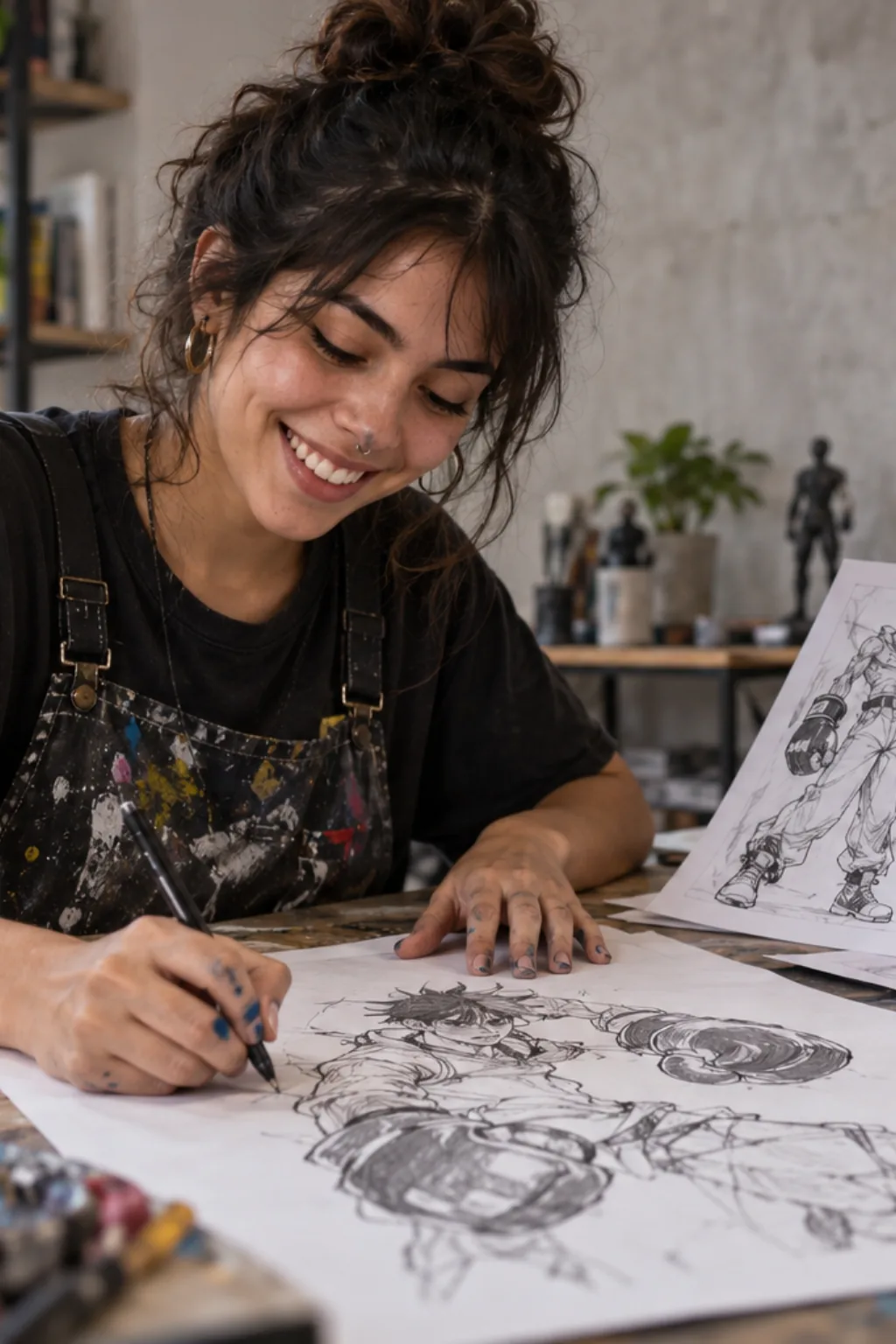 desenhos para desenhar — exemplo criado na Desenhos pra Colorir