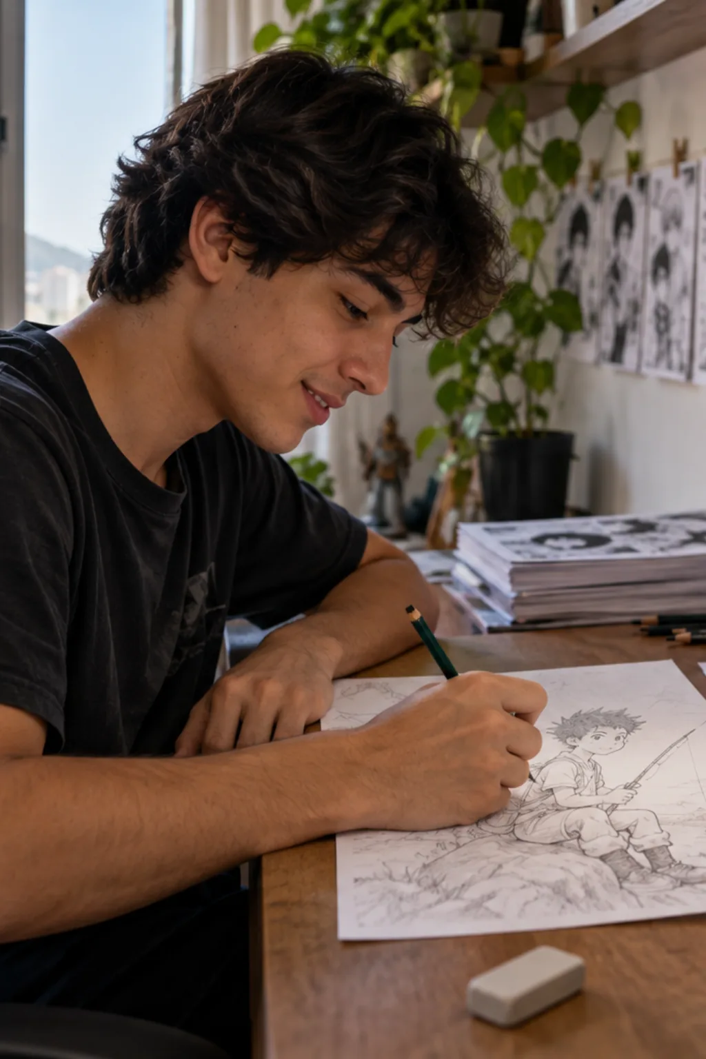 desenhos para desenhar — exemplo criado na Desenhos pra Colorir