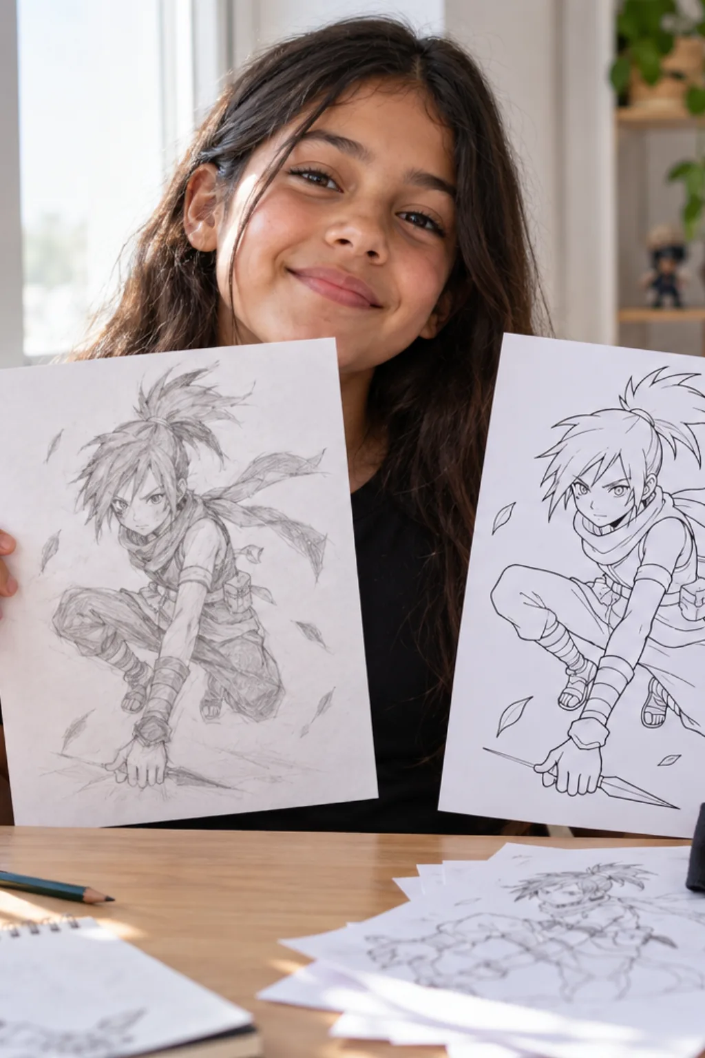 desenhos para desenhar — exemplo criado na Desenhos pra Colorir