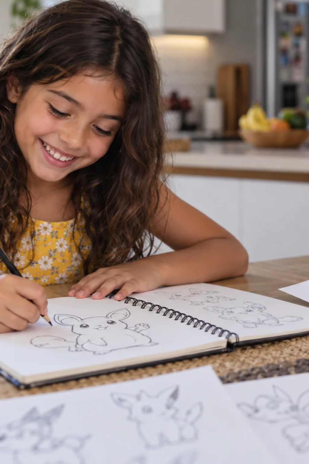 desenhos para desenhar — exemplo criado na Desenhos pra Colorir