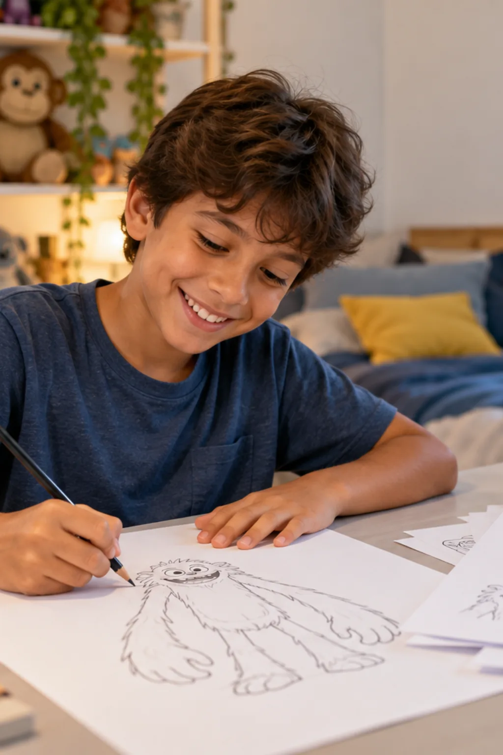 desenhos para desenhar — exemplo criado na Desenhos pra Colorir