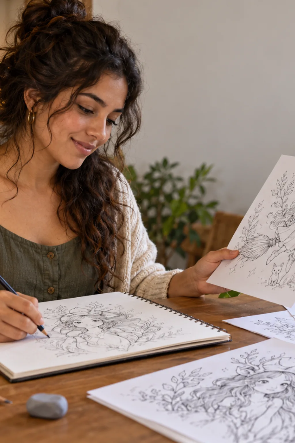 desenhos para desenhar — exemplo criado na Desenhos pra Colorir