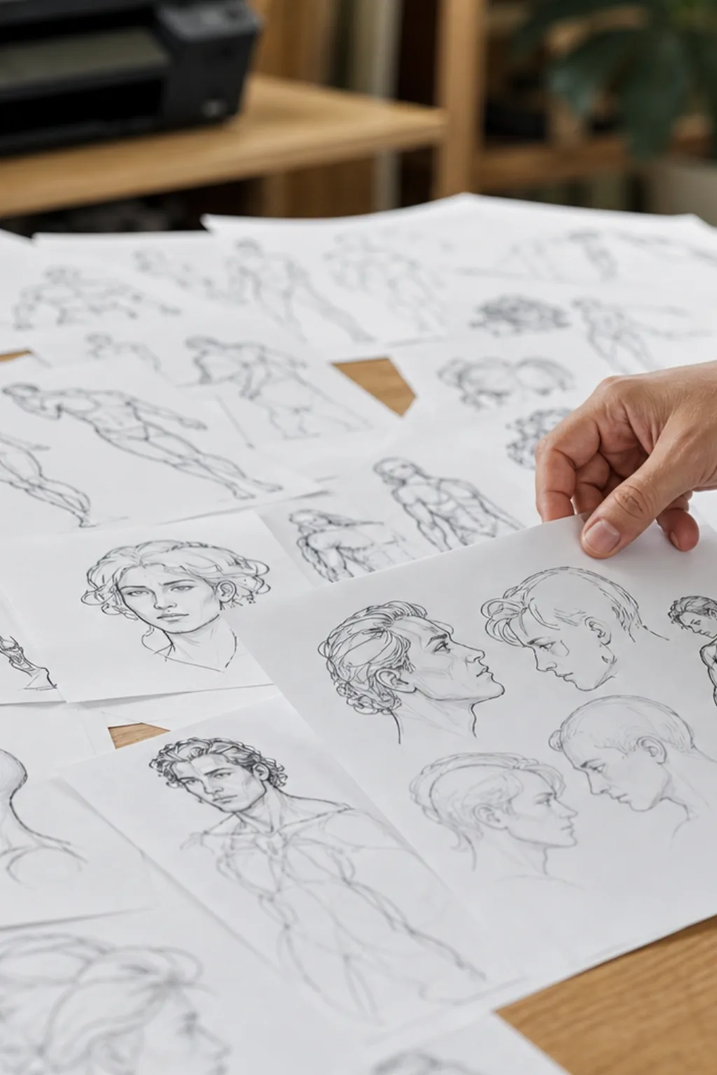 Desenhos de Pessoas para Desenhar - Depois