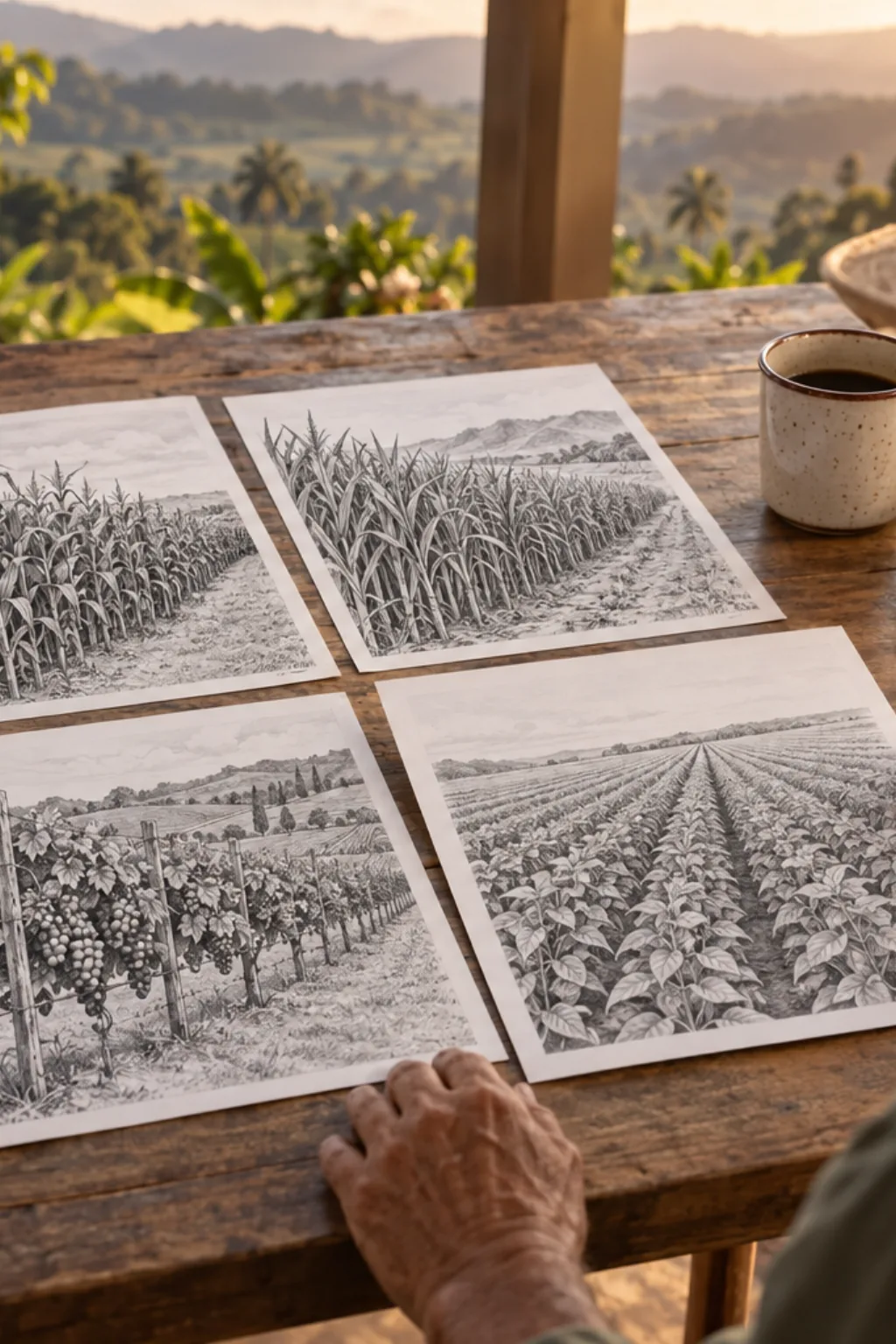 Desenhos de Plantações para Desenhar - Depois