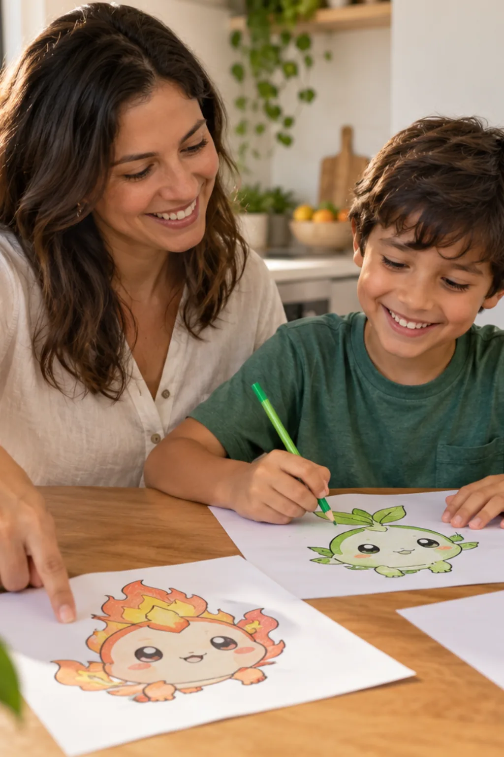 desenhos para desenhar — exemplo criado na Desenhos pra Colorir