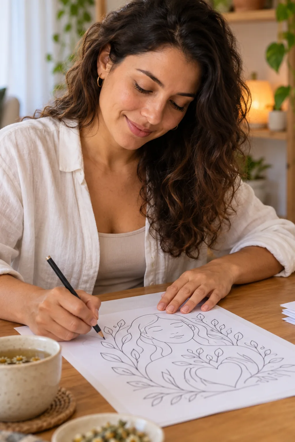 desenhos para desenhar — exemplo criado na Desenhos pra Colorir