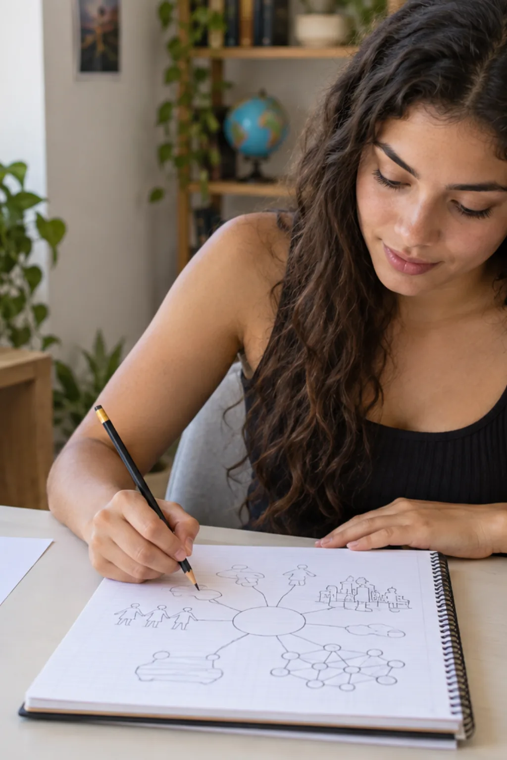 desenhos para desenhar — exemplo criado na Desenhos pra Colorir