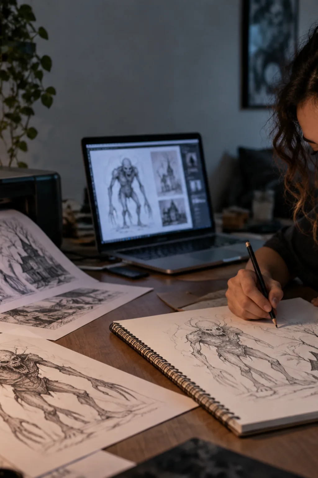 desenhos para desenhar — exemplo criado na Desenhos pra Colorir