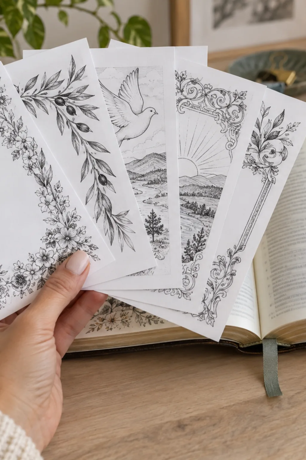 Desenhos de Versículos para Desenhar - Depois