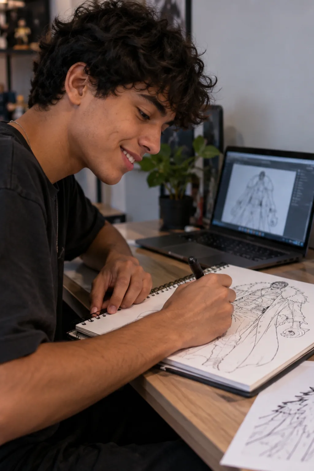 desenhos para desenhar — exemplo criado na Desenhos pra Colorir