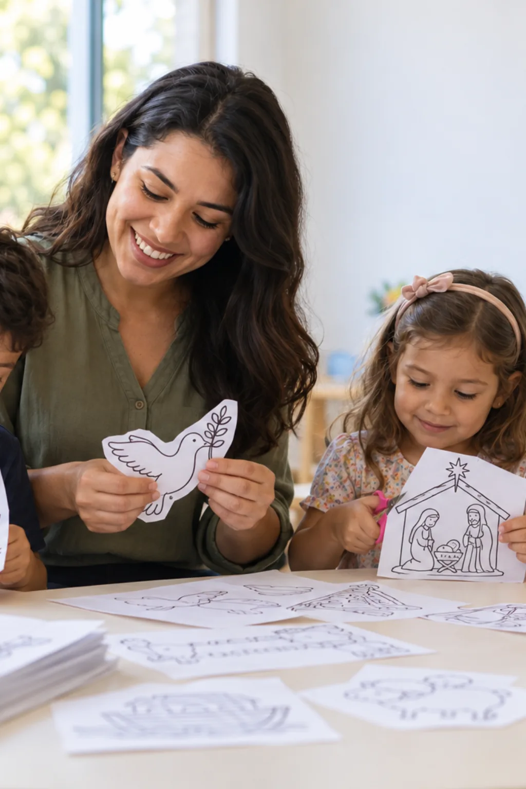 desenhos para recortar — exemplo criado na Desenhos pra Colorir