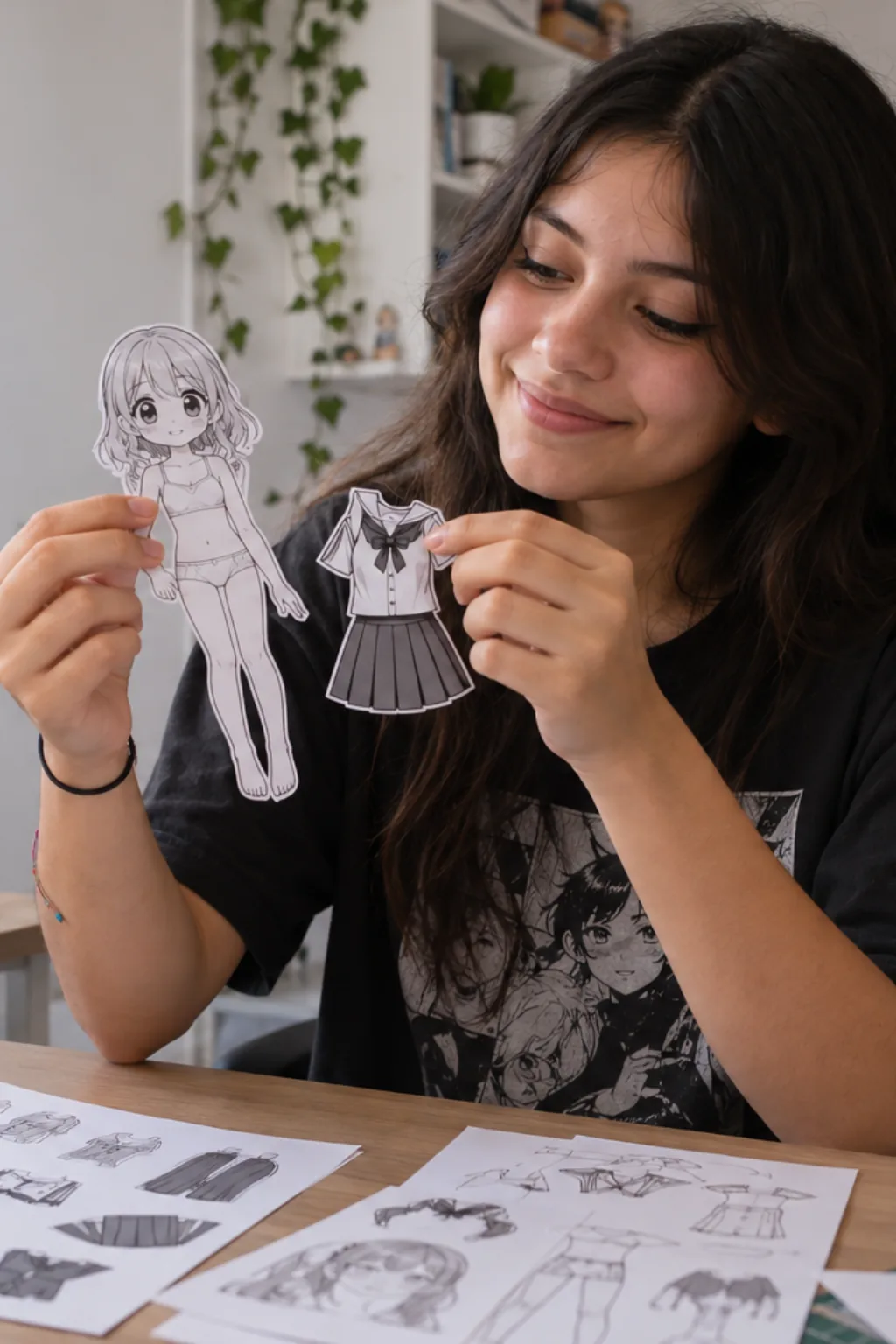 desenhos para recortar — exemplo criado na Desenhos pra Colorir